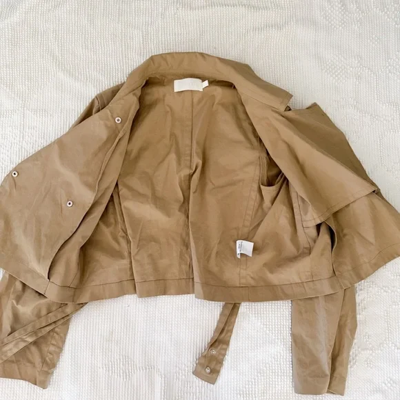 Wyeth Jude Jacket Cropped Trench Shopbop Small - Picture 2 of 10